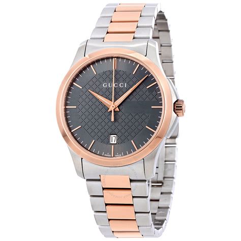 gucci g timeless two tone small watch